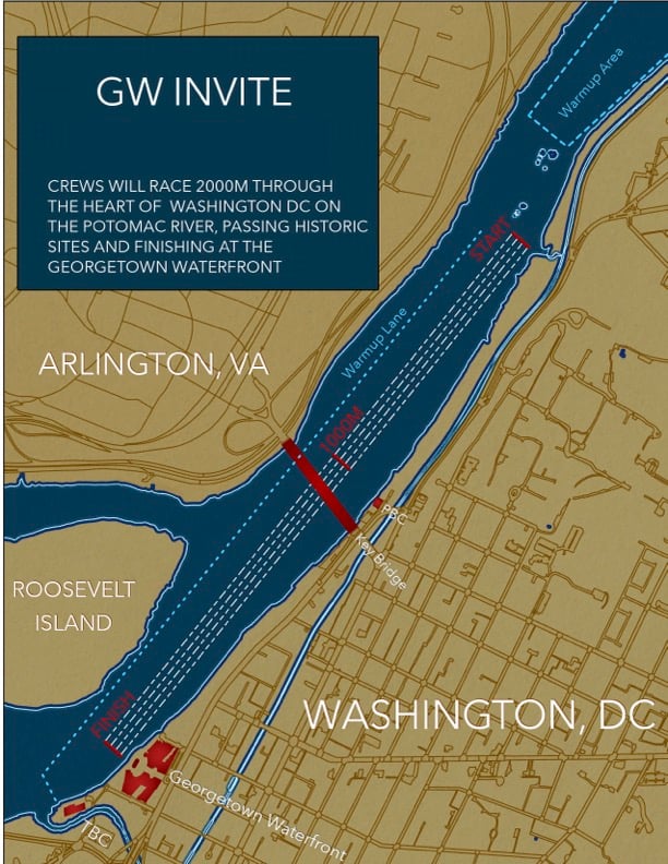 GW Invite Race Course